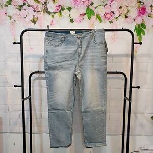 Candace Cameron Bure Blue Straight Jeans Relaxed Fit